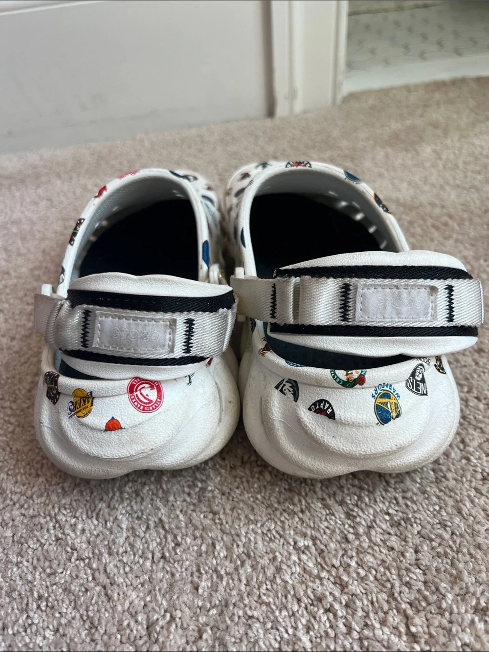 CROCS white clogs